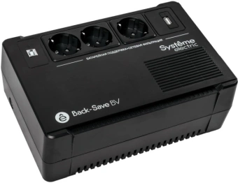 Источник бесперебойного питания Systeme Electriс BV BVSE400RS 240Вт 400ВА черный - купить недорого с доставкой в интернет-магазине