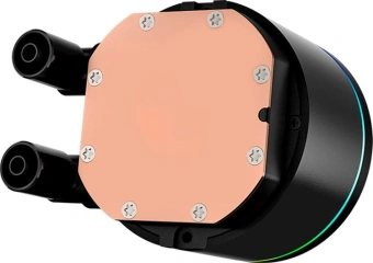 Система водяного охлаждения PcCooler DA360 Pro ARGB Soc-AM5/AM4/1200/1700/1851 черный 4-pin 33.8dB Al 300W Ret (DA360PRO-BKAWXX -GL) - купить недорого с доставкой в интернет-магазине