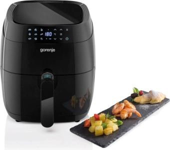 Аэрогриль Gorenje AF1409DB 3.5л 1400Вт черный - купить недорого с доставкой в интернет-магазине