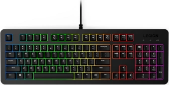 Клавиатура Lenovo Legion K310 RGB черный USB Multimedia for gamer LED (GY41N91872) - купить недорого с доставкой в интернет-магазине