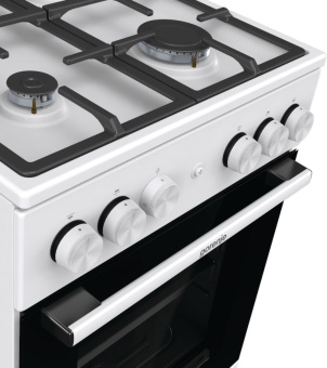 Плита Газовая Gorenje GG5A11WF белый (без крышки) реш.чугун - купить недорого с доставкой в интернет-магазине