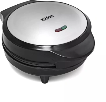 Вафельница Kitfort KT-1617 700Вт серебристый/черный - купить недорого с доставкой в интернет-магазине