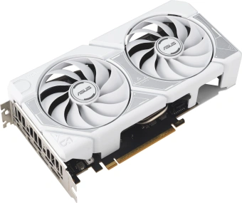 Видеокарта Asus PCI-E 5.0 DUAL-RTX5060-O8G-WHITE NVIDIA GeForce RTX 5060 8Gb 128bit GDDR7 2535/28000 HDMIx1 DPx3 HDCP Ret - купить недорого с доставкой в интернет-магазине
