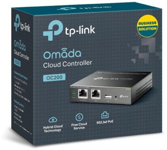 Контроллер TP-Link Omada OC200 10/100BASE-TX черный - купить недорого с доставкой в интернет-магазине