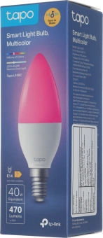 Умная лампа TP-Link Tapo L430C E14 4.7Вт 470lm Wi-Fi - купить недорого с доставкой в интернет-магазине