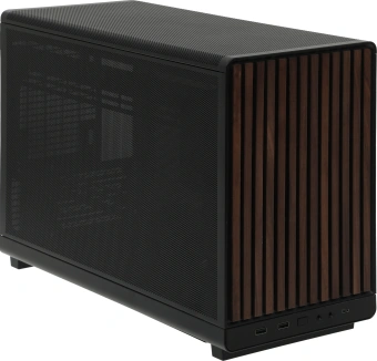 Корпус Lian-Li A3 Wood черный без БП mATX 10x120mm 2x140mm 2xUSB3.0 1xUSB3.1 audio bott PSU - купить недорого с доставкой в интернет-магазине