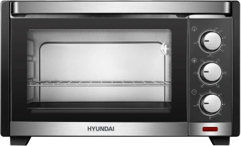 Мини-печь Hyundai MIO-HY101 30л. 1600Вт черный - купить недорого с доставкой в интернет-магазине