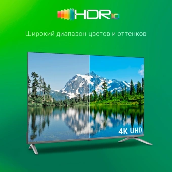 Телевизор LED Digma 50" DM-LED50UBB41 Android TV Frameless Metal темно-серебристый/серебристый 4K Ultra HD 60Hz DVB-T DVB-T2 DVB-C DVB-S DVB-S2 USB WiFi Smart TV - купить недорого с доставкой в интернет-магазине