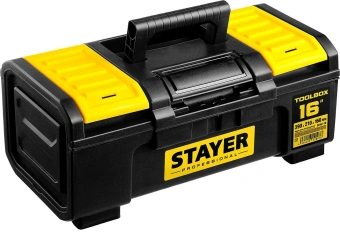 Ящик для инструментов Stayer Professional 38167-16 13л 1отд. черный/желтый - купить недорого с доставкой в интернет-магазине