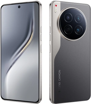 Смартфон Tecno Camon 40 Premier 5G 256Gb 12Gb черный моноблок 3G 4G 2Sim 6.67" 1260x2800 Android 15 50Mpix 802.11 a/b/g/n/ac/ax NFC GPS GSM900/1800 GSM1900 Protect FM - купить недорого с доставкой в интернет-магазине