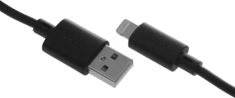 Кабель Hoco X88 Gratified USB (m)-Lightning (m) 1м черный коробка - купить недорого с доставкой в интернет-магазине