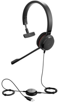 Наушники с микрофоном Jabra EVOLVE 30 II MS Mono черный/красный 2м накладные USB оголовье (5393-823-309) - цена, купить или заказать с доставкой в интернет-магазине Наушники с микрофоном Jabra EVOLVE 30 II MS Mono черный/красный 2м накладные USB оголовье (5393-823-309) - купить недорого с доставкой в интернет-магазине