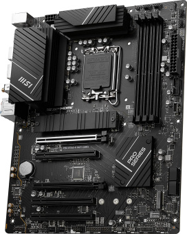 Материнская плата MSI PRO B760-P WIFI DDR4 Soc-1700 Intel B760 4xDDR4 ATX AC`97 8ch(7.1) 2.5Gg+HDMI+DP - купить недорого с доставкой в интернет-магазине