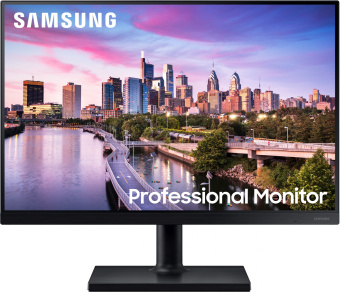 Монитор Samsung 24" F24T450GY черный IPS LED 16:10 DVI HDMI M/M матовая HAS Piv 250cd 178гр/178гр 1920x1200 75Hz DP FHD USB 5.5кг (RUS) - купить недорого с доставкой в интернет-магазине