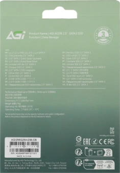 Накопитель SSD AGi SATA-III 256GB AGI256G25AI238 AI238 2.5" - купить недорого с доставкой в интернет-магазине