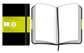 Блокнот Moleskine CLASSIC SOFT QP618 Large 130х210мм 192стр. нелинованный мягкая обложка черный - купить недорого с доставкой в интернет-магазине