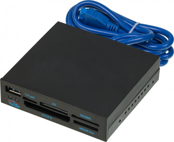 Устройство чтения карт памяти USB3.0 GL3233 SuperSpeed ALL-in-ONE черный - купить недорого с доставкой в интернет-магазине