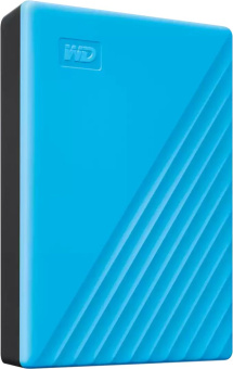 Жесткий диск WD USB3.2 Gen1 2TB WDBYVG0020BBL-WESN My Passport 2.5" голубой - цена, купить или заказать с доставкой в интернет-магазине Жесткий диск WD USB3.2 Gen1 2TB WDBYVG0020BBL-WESN My Passport 2.5" голубой - купить недорого с доставкой в интернет-магазине