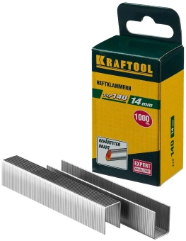 Скобы для степлера Kraftool 31680-14 серебристый - купить недорого с доставкой в интернет-магазине