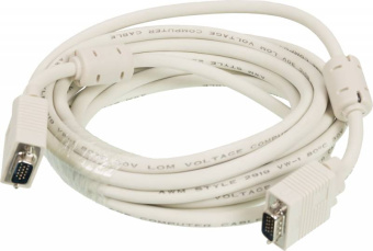 Кабель Ningbo CAB016S VGA (m) VGA (m) 5м феррит.кольца серый - купить недорого с доставкой в интернет-магазине