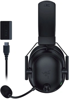 Наушники с микрофоном Razer Blackshark V2 HyperSpeed черный мониторные BT/Radio оголовье (RZ04-04960100-R3M1) - купить недорого с доставкой в интернет-магазине