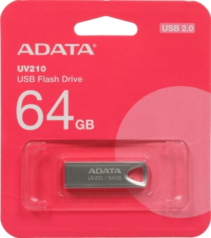 Флеш Диск A-Data 64GB UV210 AUV210-64G-RGD USB2.0 золотистый - купить недорого с доставкой в интернет-магазине