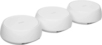 Бесшовный Mesh роутер TP-Link Deco BE25 (DECO BE25(3-PACK)) BE3600 100/1000/2500BASE-T белый (упак.:3шт) - купить недорого с доставкой в интернет-магазине