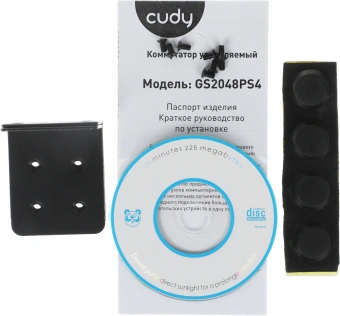 Коммутатор Cudy GS2048PS4-720W (L2) 48x1Гбит/с 4x10Гбит/с 4xКомбо(1000BASE-T/SFP) 4SFP+ 40PoE+ 4PoE++ 720W управляемый - купить недорого с доставкой в интернет-магазине
