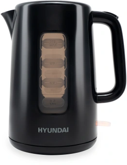 Чайник электрический Hyundai HYK-P2501 2.5л. 2200Вт черный корпус: пластик - купить недорого с доставкой в интернет-магазине