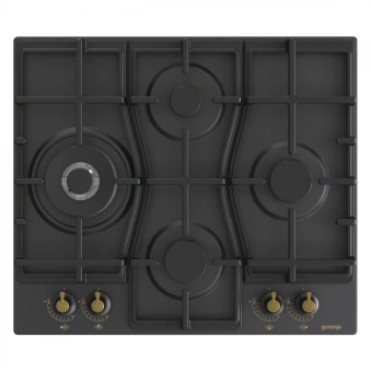 Газовая варочная поверхность Gorenje GW6D42CLB черный - купить недорого с доставкой в интернет-магазине
