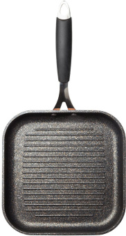 Сковорода-гриль Nadoba Medena 728720 квадратная покрытие: Polygo Maxx ручка несъемная (без крышки) медный - купить недорого с доставкой в интернет-магазине