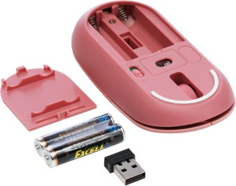 Мышь A4Tech Fstyler FG20 розовый оптическая 2000dpi беспров. USB для ноутбука 4but (FG20 PINK) - купить недорого с доставкой в интернет-магазине