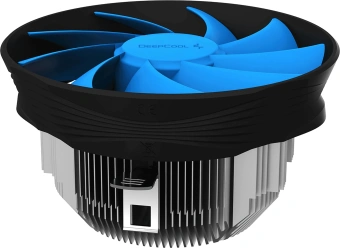 Устройство охлаждения(кулер) Deepcool Archer Bigpro V2 Soc-AM5/AM4/1200/1700/1851 черный/синий 4-pin 24.5-29.7dB Al+Cu 125W 380gr Ret (G-U-ARCHER-ARNNNN-G-3) - купить недорого с доставкой в интернет-магазине