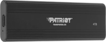 Накопитель SSD Patriot USB-C 4TB PTPL4TBPECB Lite Transporter черный - купить недорого с доставкой в интернет-магазине