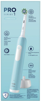 Зубная щетка электрическая Oral-B Cross Action Pro D305.513.3 бирюзовый - купить недорого с доставкой в интернет-магазине