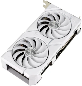 Видеокарта Asus PCI-E 4.0 DUAL-RTX4060-O8G-EVOWHITE NVIDIA GeForce RTX 4060 8Gb 128bit GDDR6 2505/17000 HDMIx1 DPx3 HDCP Ret - купить недорого с доставкой в интернет-магазине