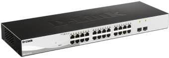 Коммутатор D-Link DGS-1210-26/F (L2) 24x1Гбит/с 2SFP управляемый - купить недорого с доставкой в интернет-магазине