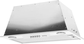 Вытяжка встраиваемая Korting KHI 6530 W белый управление: кнопочное (1 мотор) - купить недорого с доставкой в интернет-магазине