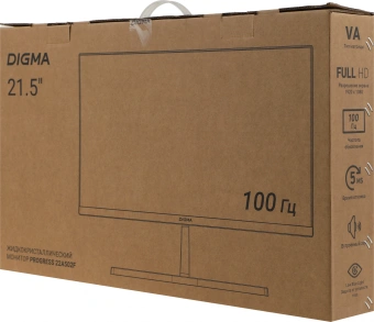 Монитор Digma 21.5" Progress 22A502F белый VA LED 5ms 16:9 HDMI M/M матовая 250cd 178гр/178гр 1920x1080 100Hz G-Sync FreeSync VGA DP FHD 2.07кг - купить недорого с доставкой в интернет-магазине