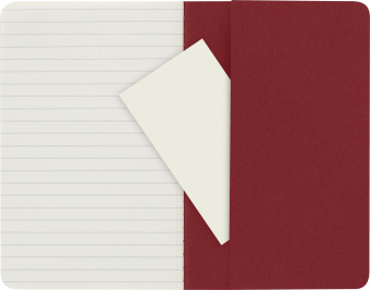 Блокнот Moleskine CAHIER JOURNAL CH111 Pocket 90x140мм обложка картон 64стр. линейка клюквенный (3шт) - купить недорого с доставкой в интернет-магазине