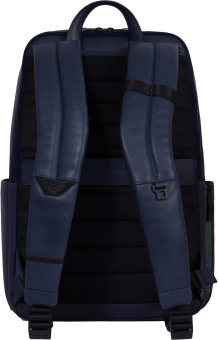 Рюкзак Piquadro David CA6363S130/BLU темно-синий кожа - купить недорого с доставкой в интернет-магазине