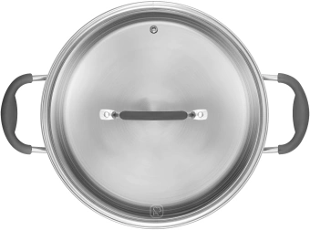 Кастрюля-пароварка Rondell RDS-1103 16.7л. d=26см (с крышкой) стальной - купить недорого с доставкой в интернет-магазине