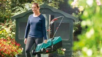 Газонокосилка роторная Bosch Rotak 320 ER (06008A600A) 1200Вт - купить недорого с доставкой в интернет-магазине
