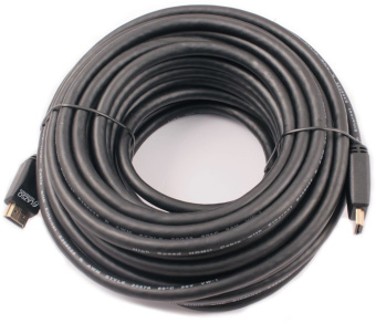Кабель аудио-видео LAZSO WH-111 HDMI (m)/HDMI (m) 15м. позолоч.конт. черный (WH-111(15M)) - купить недорого с доставкой в интернет-магазине