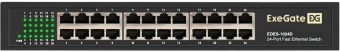 Коммутатор Exegate EDES-1024D EX298692RUS (L2) 24x100Мбит/с неуправляемый - купить недорого с доставкой в интернет-магазине