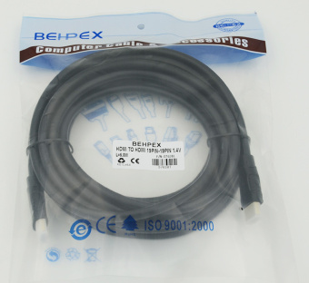 Кабель аудио-видео HDMI (m)/HDMI (m) 5м. черный - купить недорого с доставкой в интернет-магазине