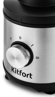 Кухонный комбайн Kitfort КТ-1386 400Вт серебристый/черный - купить недорого с доставкой в интернет-магазине