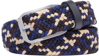 Ремень Piquadro CU6673C109/BLBE-110 синий/бежевый текстиль - купить недорого с доставкой в интернет-магазине