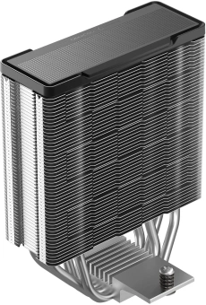 Устройство охлаждения(кулер) Deepcool AG400 G2 Soc-AM5/AM4/1200/1700/1851 серебристый/черный 4-pin 29.22dB Al+Cu 220W 631gr Ret (R-AG400-BKNPMG2-G) - купить недорого с доставкой в интернет-магазине