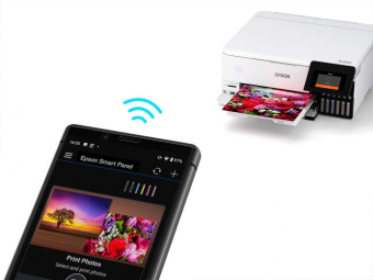 МФУ струйный Epson EcoTank L8160 (C11CJ20404/403/402) A4 Duplex Net WiFi белый - купить недорого с доставкой в интернет-магазине